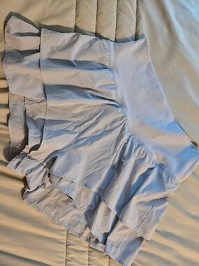 Hot Kiss Pale Blue Stretch Skirt